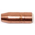 Parker Torchology Tregaskiss Style Nozzle, HD, Slip-On, Copper, 1/2" with 1/4" Recess, Short Taper P401-5-50